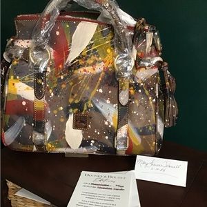 Dooney & Bourke Small Dipinta satchel NWT